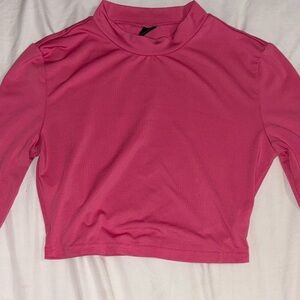 SHEIN xs long sleeve cropped shirt